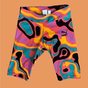Funky puma biker shorts